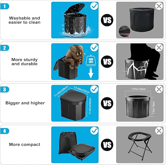 Eco-Friendly Portable Toilet Rack