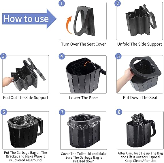 Eco-Friendly Portable Toilet Rack